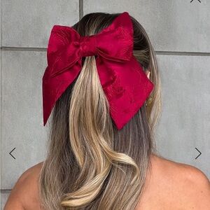 Babyboo Elsa Red Bow Barette
